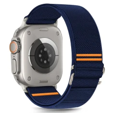 Ремінець Tech-Protect Nylon Slip для Apple Watch Ultra 3/2/1 49 mm | Series 11/10 46 mm | Series 9/8/7/6/5/4/SE 45 mm | 44 mm Navy (5906302368877)