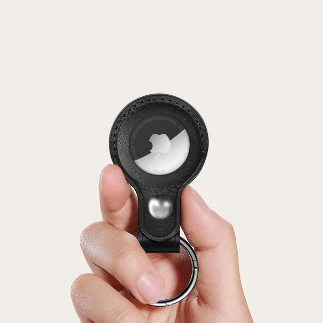 Брелок с кольцом Tech-Protect NaturalFit для Apple AirTag 2 | 1 Black (5906302368945)