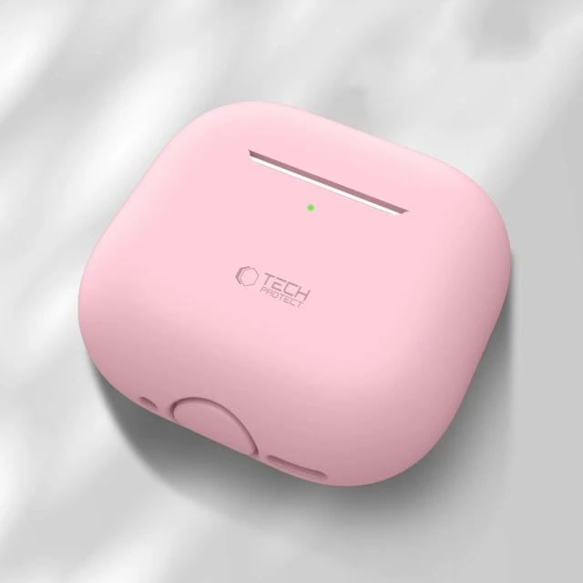 Чехол для наушников Tech-Protect Silicone для AirPods 4 Dusty Pink (5906302370122)
