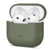 Чохол для навушників Tech-Protect Silicone для AirPods 4 Olive Green (5906302370252)