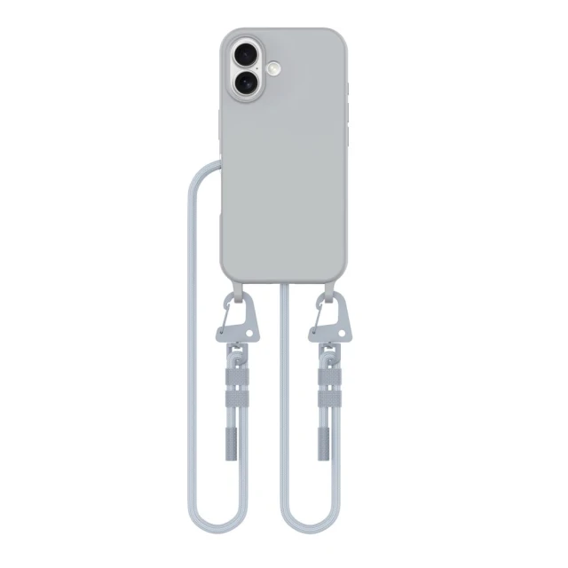 Чохол Tech-Protect MagNecklace для iPhone 16 Crayon Grey with MagSafe (5906302370320)