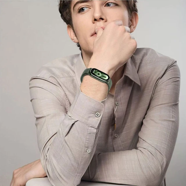 Ремешок Tech-Protect Nylonmag для Xiaomi Smart Band 8/9/NFC Black (5906302370368)