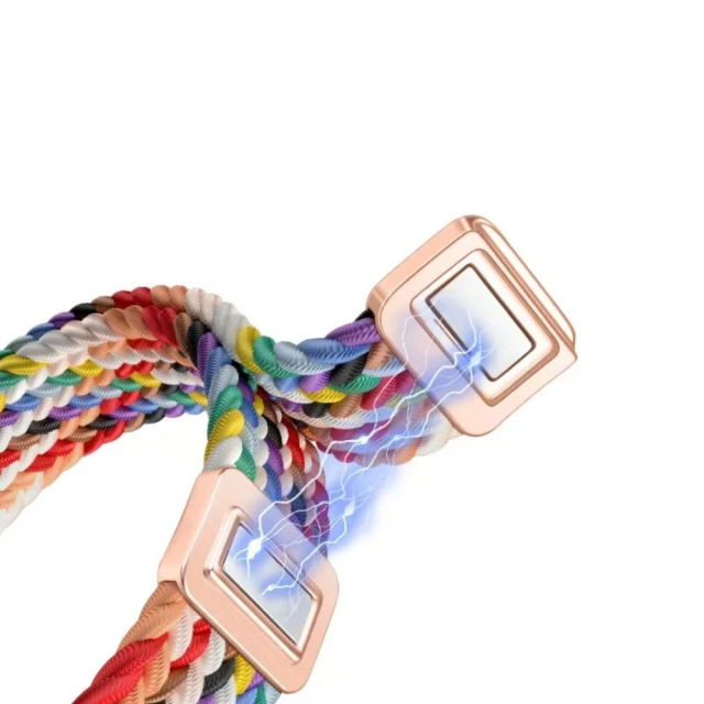 Ремінець Tech-Protect Nylonmag для Xiaomi Smart Band 8/9/NFC Starlight (5906302370405)