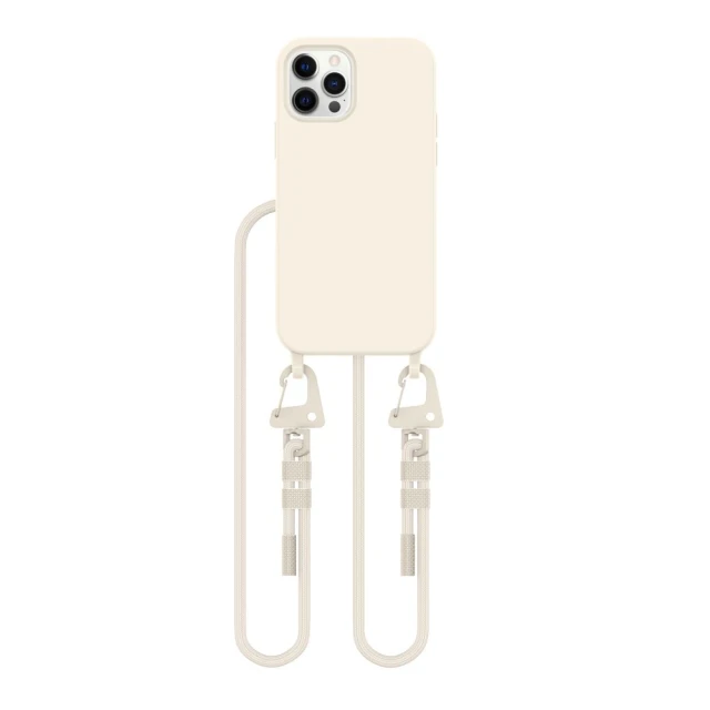Чохол Tech-Protect MagNecklace для iPhone 12 | 12 Pro Cosmic Latte with MagSafe (5906302370436)
