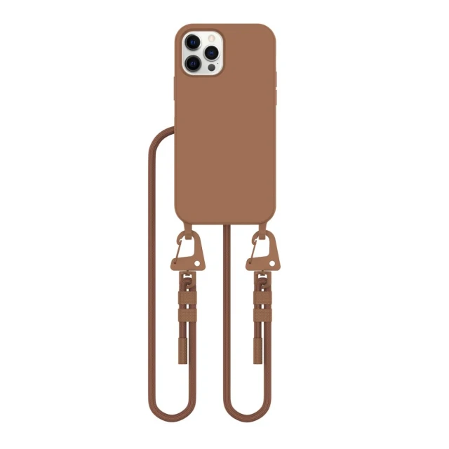 Чохол Tech-Protect MagNecklace для iPhone 12 | 12 Pro Chocolate Brown with MagSafe (5906302370443)