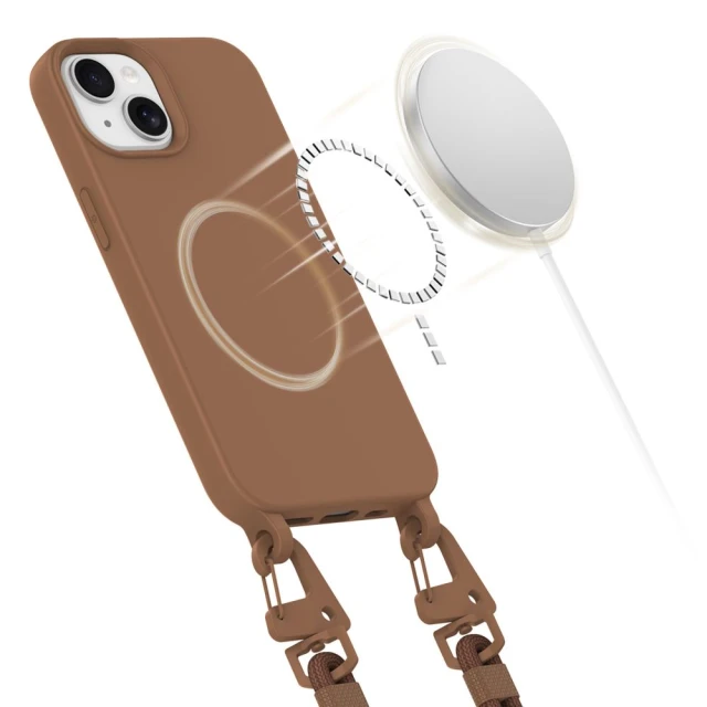 Чохол Tech-Protect MagNecklace для iPhone 13 Chocolate Brown with MagSafe (5906302370474)