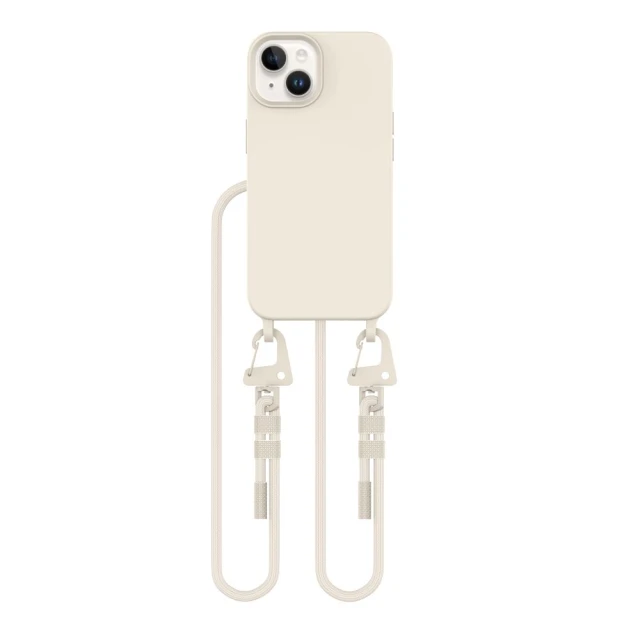 Чехол Tech-Protect MagNecklace для iPhone 14 | 13 Cosmic Latte with MagSafe (5906302370498)