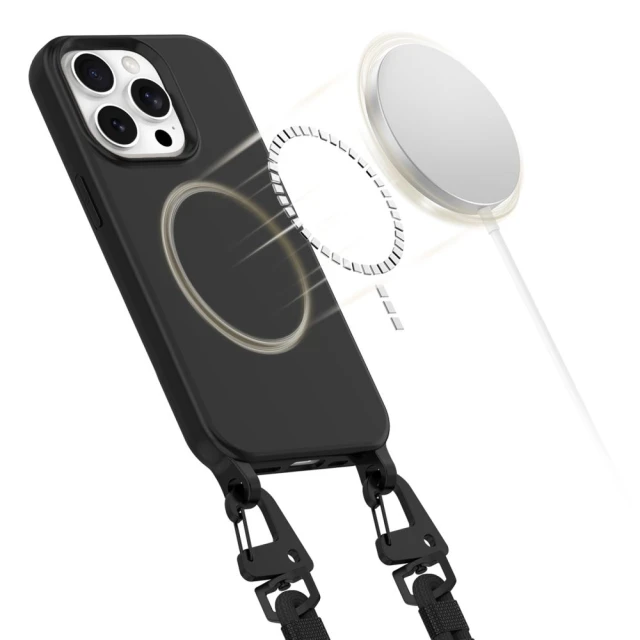 Чохол Tech-Protect MagNecklace для iPhone 14 Pro Black with MagSafe (5906302370511)