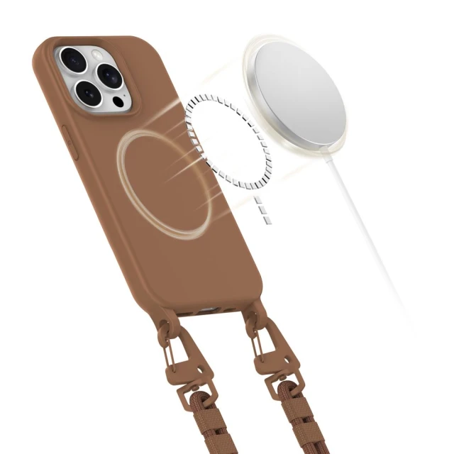 Чохол Tech-Protect MagNecklace для iPhone 14 Pro Chocolate Brown with MagSafe (5906302370535)