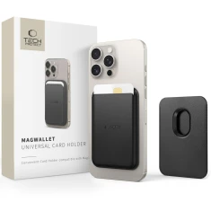 Магнітний гаманець Tech-Protect MagWallet Black with MagSafe (5906302370573)