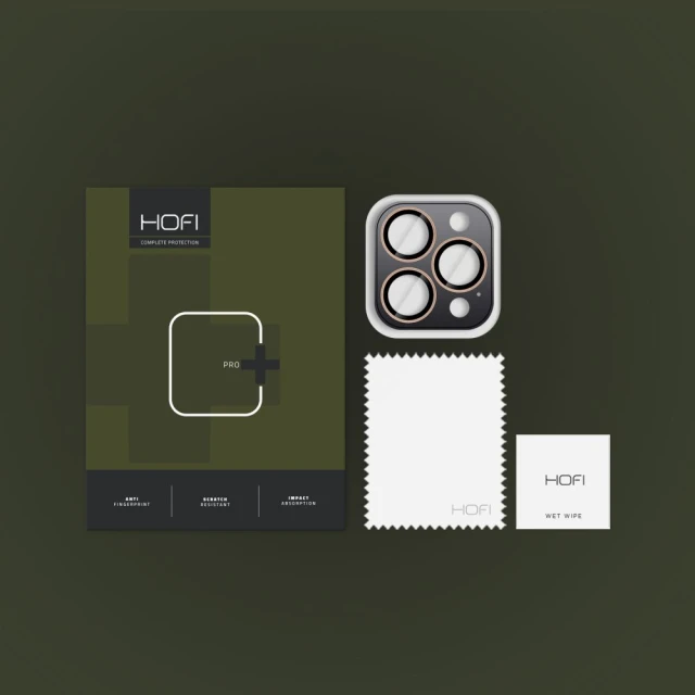 Захисне скло Hofi для камери iPhone 16 Pro | 16 Pro Max Camring Pro Plus Desert Titanium (5906302370597)