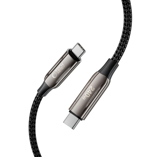 Кабель Tech-Protect UB10T Ultraboost USB-C to USB-C 240W 1 m Black (5906302370603)