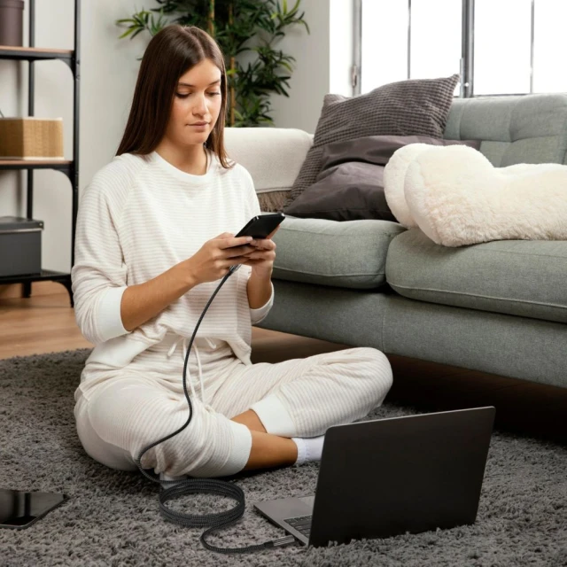 Кабель Tech-Protect UB10T Ultraboost USB-C to USB-C 240W 2 m Black (5906302370610)