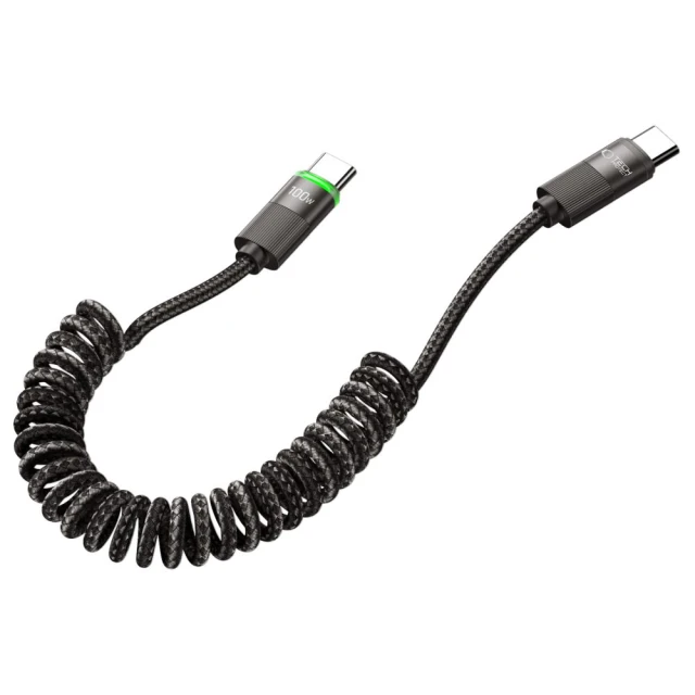 Кабель Tech-Protect UB20T Ultraboost USB-C to USB-C 100W 1.8 m Black (5906302370627)