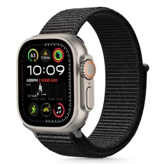 Ремінець Tech-Protect Nylon для Apple Watch Ultra 3/2/1 49 mm | Series 11/10 46 mm | Series 9/8/7/6/5/4/SE 45 mm | 44 mm Black (5906302370764)