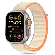 Ремешок Tech-Protect Nylon для Apple Watch Ultra 3/2/1 49 mm | Series 11/10 46 mm | Series 9/8/7/6/5/4/SE 45 mm | 44 mm Cream (5906302370788)