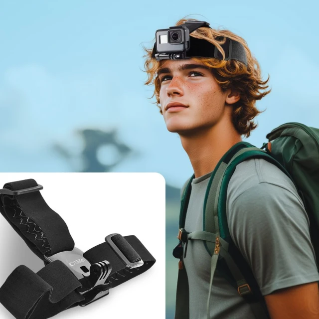 Головне кріплення Tech-Protect GA100 Head Mount для GoPro | DJI Black (5906302371754)
