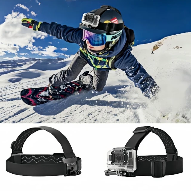 Головне кріплення Tech-Protect GA100 Head Mount для GoPro | DJI Black (5906302371754)