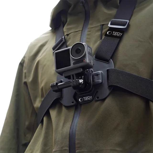 Нагрудне кріплення Tech-Protect GA100 Chest Mount для GoPro | DJI Black (5906302371761)