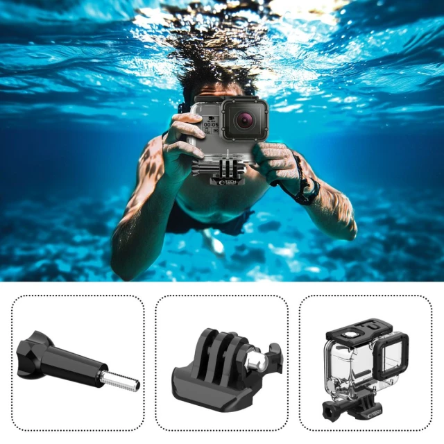 Водонепроницаемый чехол Tech-Protect GА200 Waterproof Case для GoPro Hero 5 | 6 | 7 Clear (5906302371778)