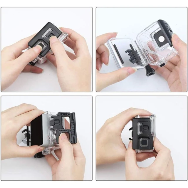 Водонепроницаемый чехол Tech-Protect GА200 Waterproof Case для GoPro Hero 5 | 6 | 7 Clear (5906302371778)