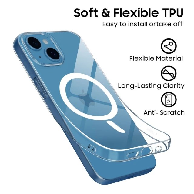 Чохол Tech-Protect FlexAir для iPhone 13 mini Clear with MagSafe (5906302371938)