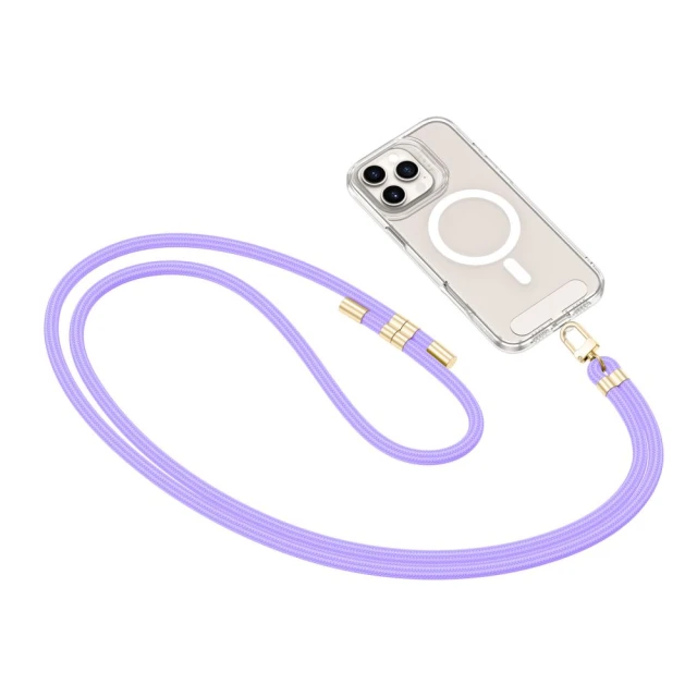 Ремінець Tech-Protect C7S Rope Crossbody Strap Lavender Gold (5906302371990)