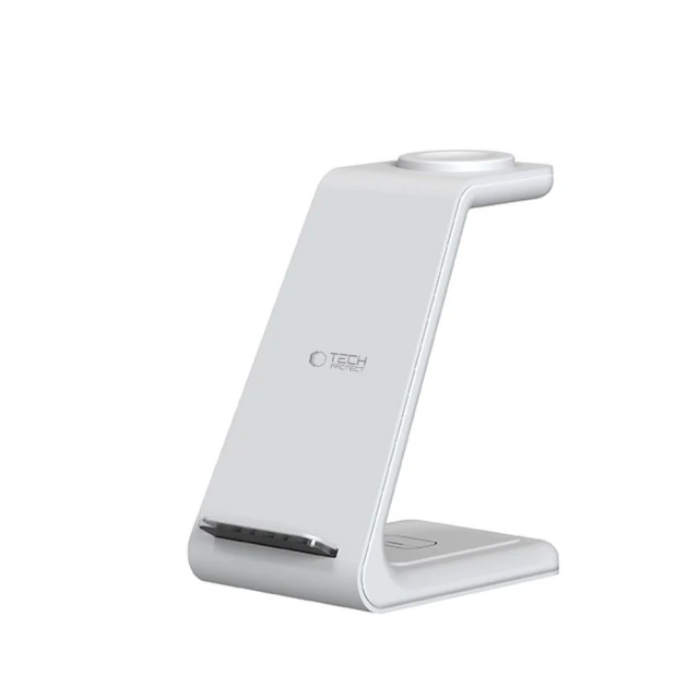 Бездротовий зарядний пристрій Tech-Protect A36 3-in-1 15W White (5906302372157)