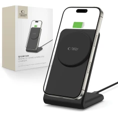 Бездротовий зарядний пристрій Tech-Protect A38 15W Black with MagSafe (5906302372195)