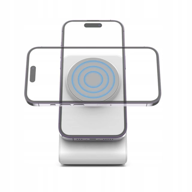 Бездротовий зарядний пристрій Tech-Protect A38 15W White with MagSafe (5906302372201)