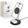 Бездротовий зарядний пристрій Tech-Protect A39 2-in-1 15W Black with MagSafe (5906302372218)