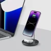 Бездротовий зарядний пристрій Tech-Protect A39 2-in-1 15W Black with MagSafe (5906302372218)