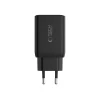 Сетевое зарядное устройство Tech-Protect NC45W-GaN PD 45W 2xUSB-C Black (5906302372386)