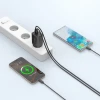 Сетевое зарядное устройство Tech-Protect NC45W-GaN PD 45W 2xUSB-C Black (5906302372386)