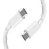 Мережевий зарядний пристрій Tech-Protect NC45W-GaN PD 45W 2xUSB-C with USB-C to USB-C Cable 1m White (5906302372409)