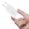Мережевий зарядний пристрій Tech-Protect NC45W-GaN PD 45W 2xUSB-C with USB-C to USB-C Cable 1m White (5906302372409)
