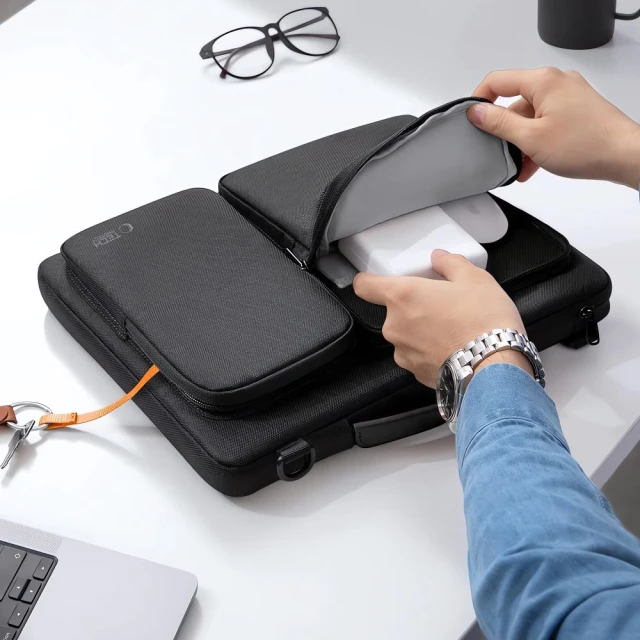 Чохол-сумка Tech-Protect Defender Bag 15-16 Black (5906302372959)