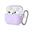 Чохол для навушників Tech-Protect Silicone Hook для AirPods 3 Lavender (5906302375080)
