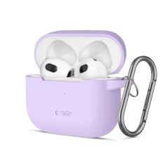 Чохол для навушників Tech-Protect Silicone Hook для AirPods 3 Lavender (5906302375080)
