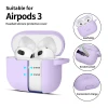 Чохол для навушників Tech-Protect Silicone Hook для AirPods 3 Lavender (5906302375080)