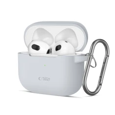 Чохол для навушників Tech-Protect Silicone Hook для AirPods 3 Crayon Grey (5906302375097)