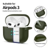 Чохол для навушників Tech-Protect Silicone Hook для AirPods 3 Olive Green (5906302375110)