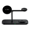 Бездротовий зарядний пристрій Tech-Protect A45 3-in-1 15W Black with MagSafe (5906302375608)