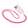 Ремінець Tech-Protect C7S Rope Crossbody Strap Hot Pink Gold (5906302375745)