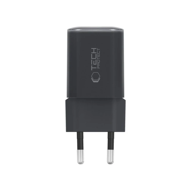 Мережевий зарядний пристрій Tech-Protect NCM33W PD/QC 33W USB-C | USB-A Black (5906302375783)
