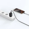 Мережевий зарядний пристрій Tech-Protect NCM33W PD/QC 33W USB-C | USB-A Black (5906302375783)