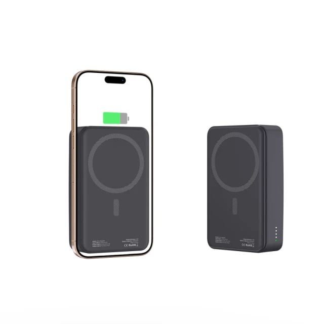 Портативний зарядний пристрій Tech-Protect PB12 LifeMag 20000 mAh Black with MagSafe (5906302375790)
