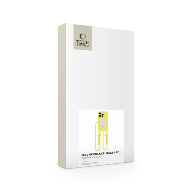 Чохол Tech-Protect MagNecklace для iPhone 15 Pro Canary Yellow with MagSafe (5906302376001)