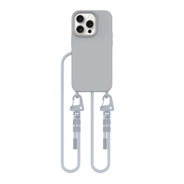 Чохол Tech-Protect MagNecklace для iPhone 15 Pro Crayon Grey with MagSafe (5906302376018)