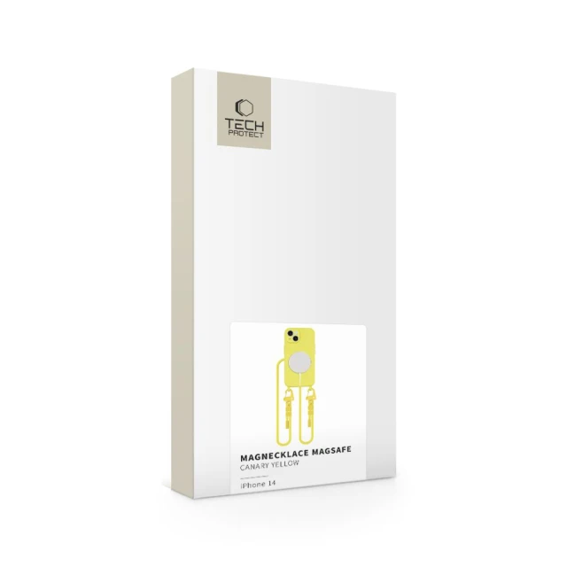 Чохол Tech-Protect MagNecklace для iPhone 14 | 13 Canary Yellow with MagSafe (5906302376032)